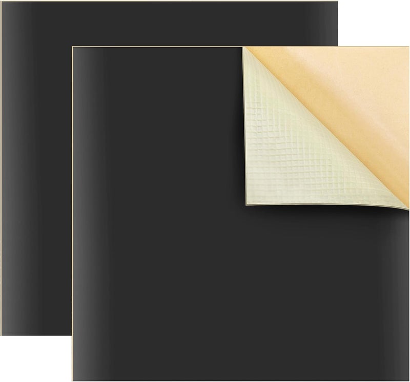 Adnee 2 Pcs Pond Liner Repair Patch-10 x 10 Inches Self-Adhesive EPDM Liner Repair Patch Kit-Thickened Square Rubber Pond Liner Seam for EPDM Garden Pond Patch Cover Repair - Image 1